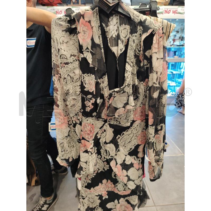 VESTITO D TWINSET NE FIORI RS BIA SCOLLO V CARTELL | Mercatino dell'Usato Roma eur 1