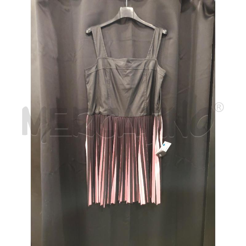 VESTITO D TWINSET SOPRA NE SIMIPELLE SOTTO PLISSE FUCSIA | Mercatino dell'Usato Roma eur 1