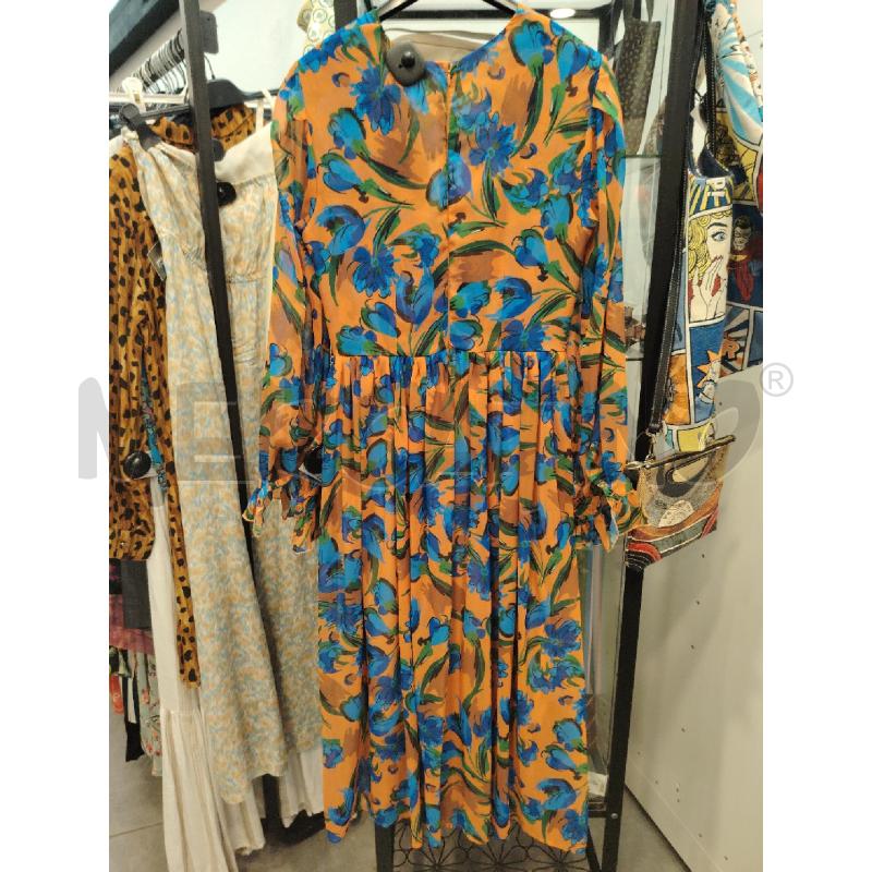 VESTITO D VICOLO ARA FIORI BLU | Mercatino dell'Usato Roma eur 2