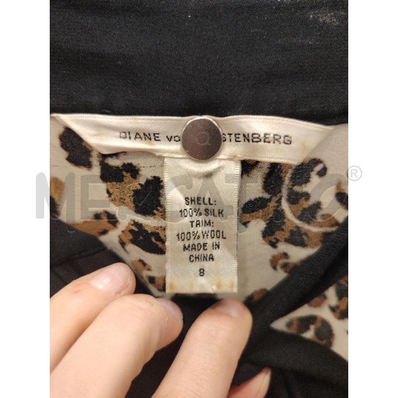 VESTITO D VON FURSTENBERG BEIGE RICAMI MARR | Mercatino dell'Usato Roma eur 2