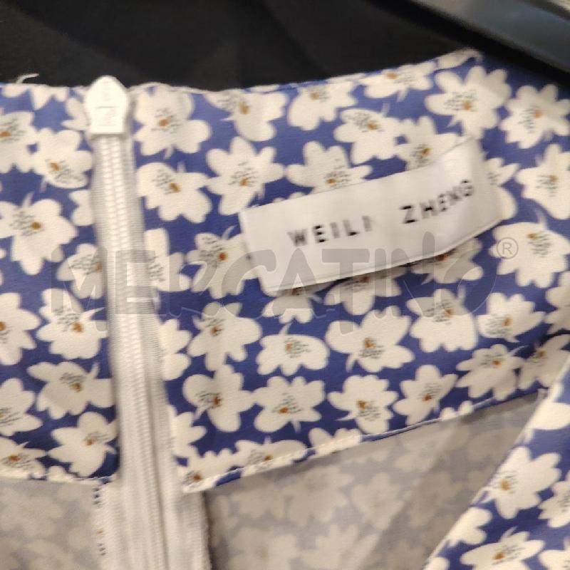 VESTITO D WEILI ZHENG VIO FIORI BIA | Mercatino dell'Usato Roma eur 2