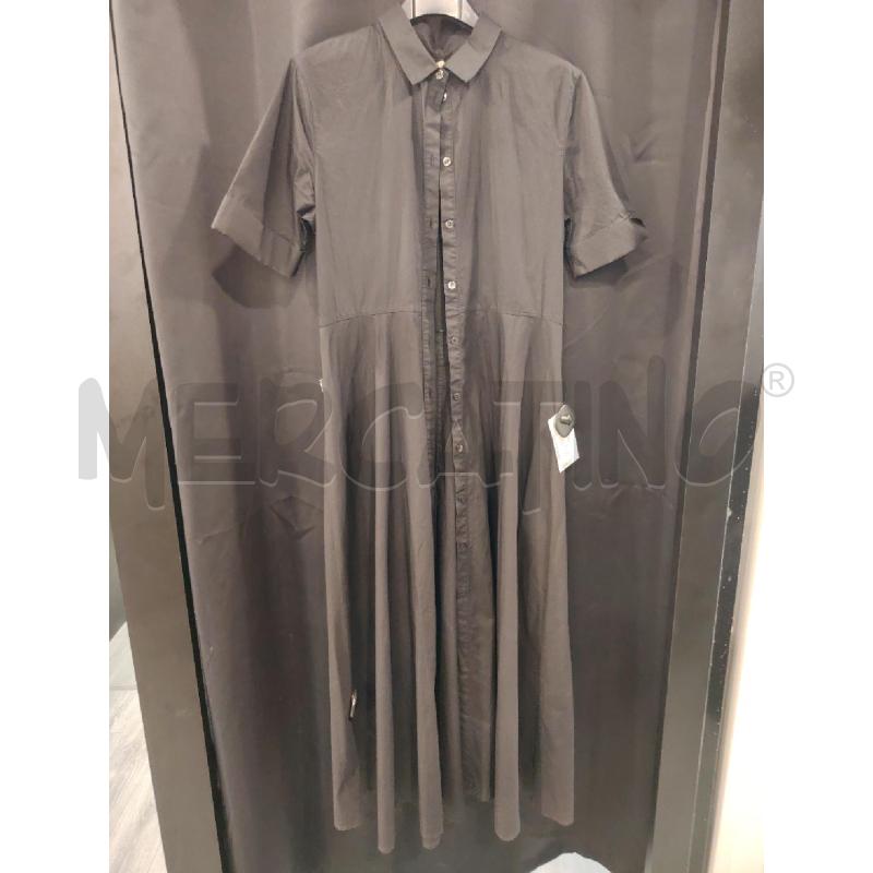 VESTITO D WOOLRICHE NERO COLLETTO BOTTONI  | Mercatino dell'Usato Roma eur 1