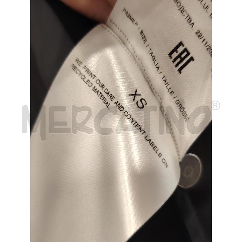 VESTITO D WOOLRICHE NERO COLLETTO BOTTONI  | Mercatino dell'Usato Roma eur 2