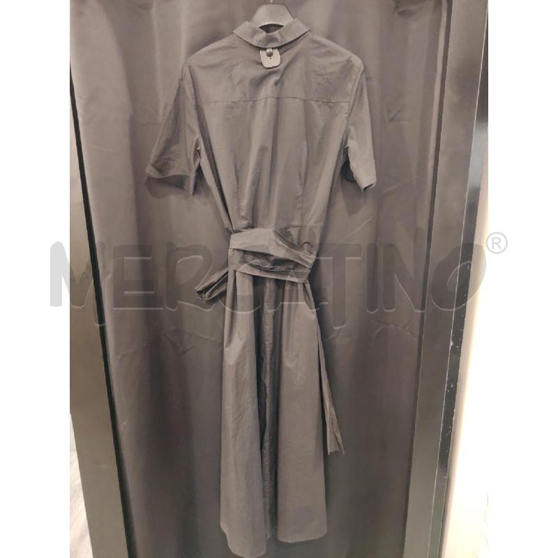VESTITO D WOOLRICHE NERO COLLETTO BOTTONI  | Mercatino dell'Usato Roma eur 4
