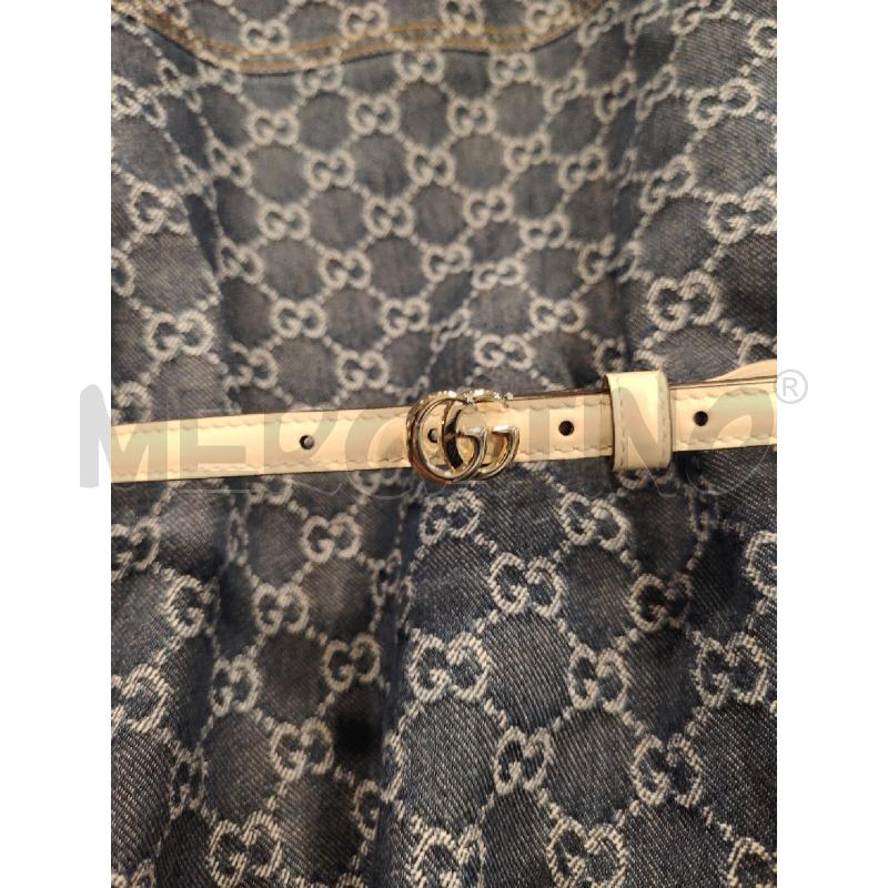 VESTITO GUCCI GG DENIM MONOGRAM ETICHETTA | Mercatino dell'Usato Roma eur 5