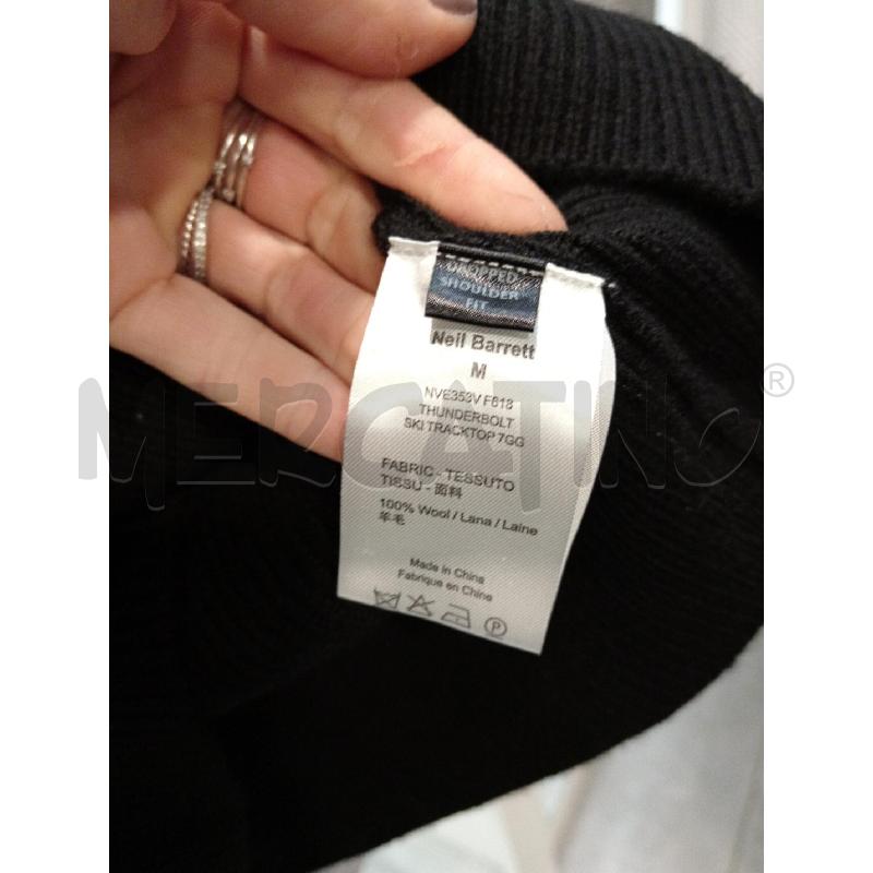 VESTITO MAGLIONE D NEIL BARRETT NE MANICA LACCI | Mercatino dell'Usato Roma eur 3