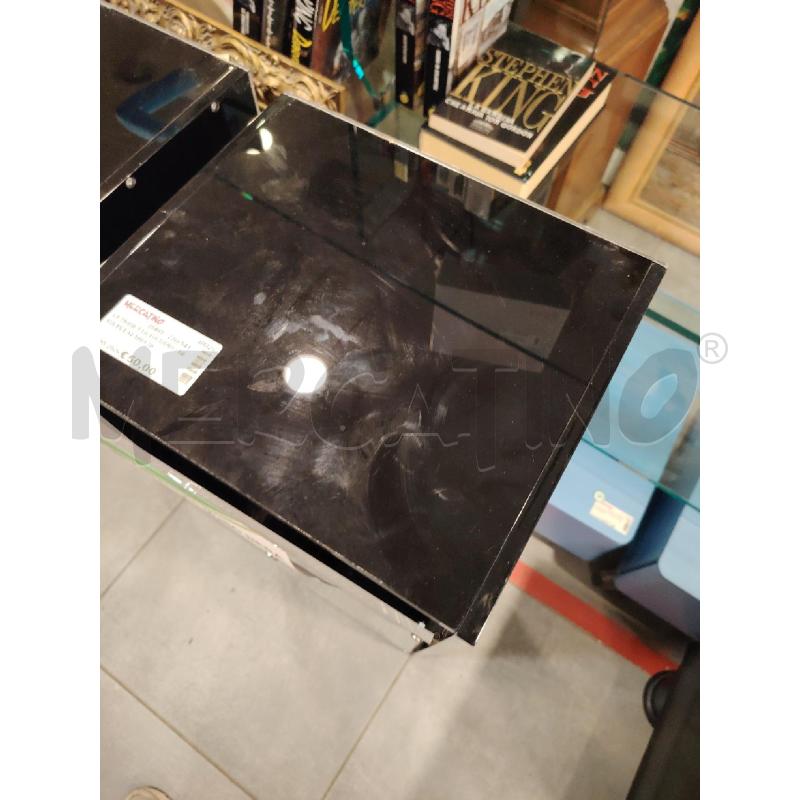 VETRINETTA DA MURO NERA PLEXI 100X30 | Mercatino dell'Usato Roma eur 2
