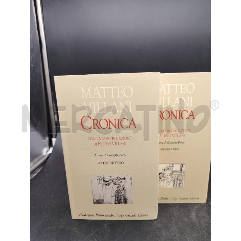 VILLANDI CRONICA 2 VOLUMI | Mercatino dell'Usato Roma eur 2
