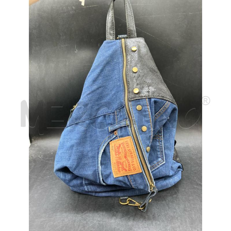 ZAINO DENIM LEVI'S PROFILI NERI | Mercatino dell'Usato Roma eur 1
