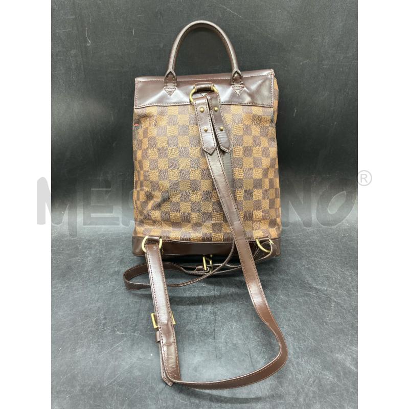 ZAINO LOUIS VUITTON DAMIER EBENE SOHO MONOGRAM TH0999 | Mercatino dell'Usato Roma eur 2
