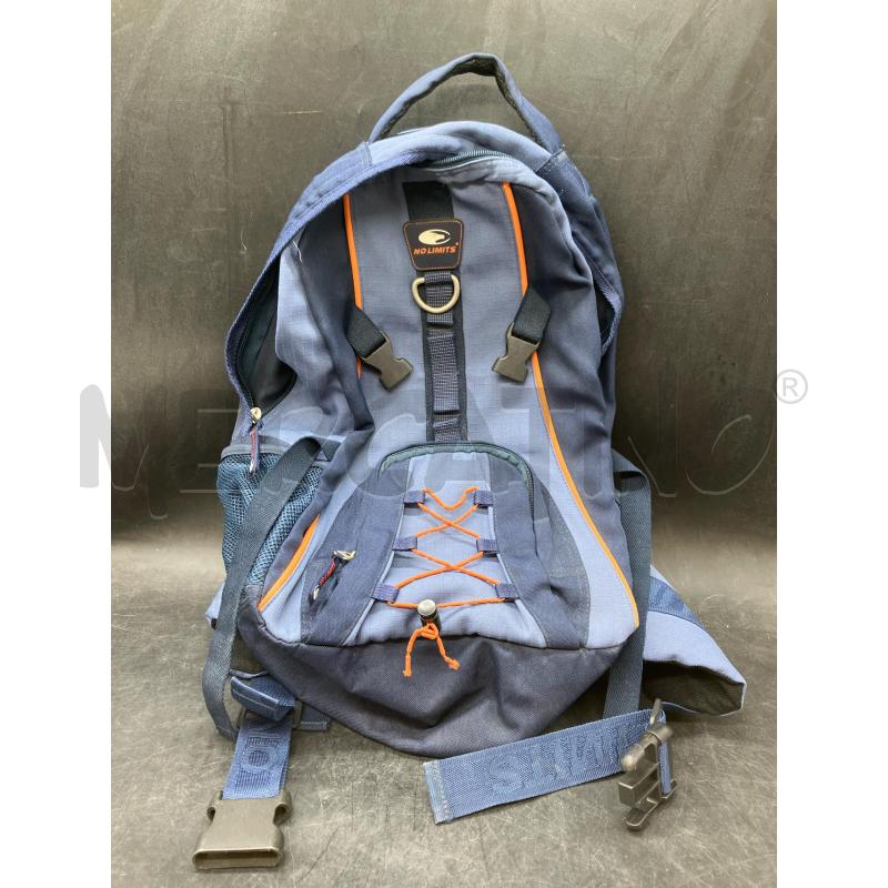 ZAINO NO LIMITS BLU TESSUTO INS RA | Mercatino dell'Usato Roma eur 1