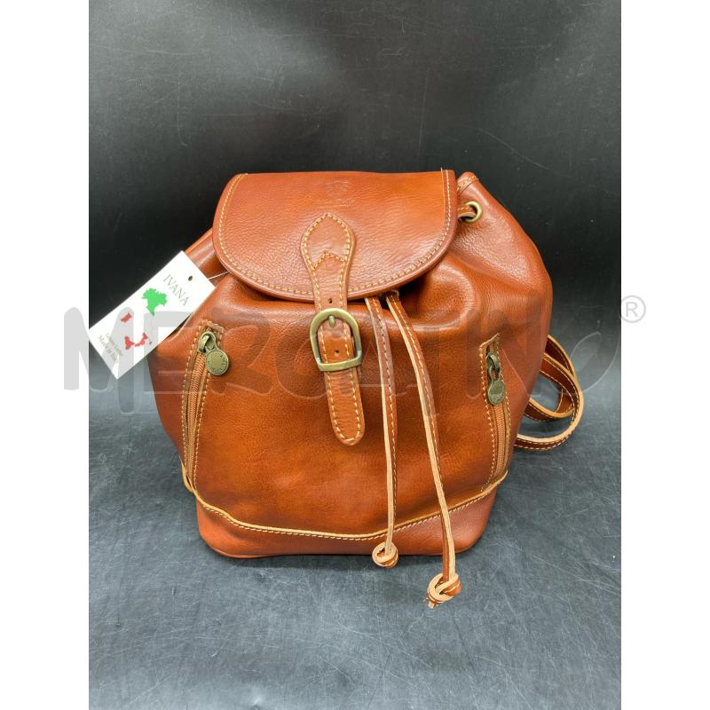 ZAINO PELLE MARRONE CARTELL | Mercatino dell'Usato Roma eur 1
