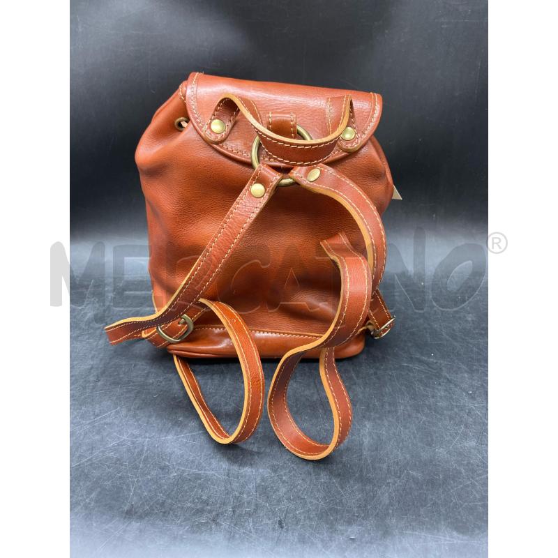 ZAINO PELLE MARRONE CARTELL | Mercatino dell'Usato Roma eur 2