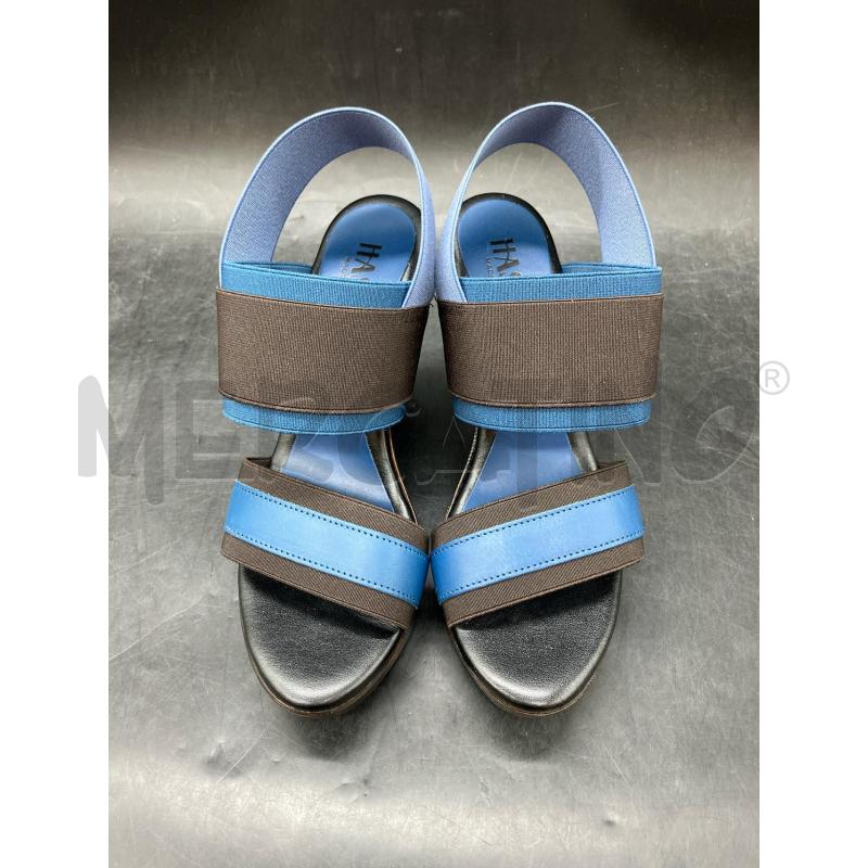 ZEPPA HASSAN MARRONE FASCIA BLU | Mercatino dell'Usato Roma eur 2