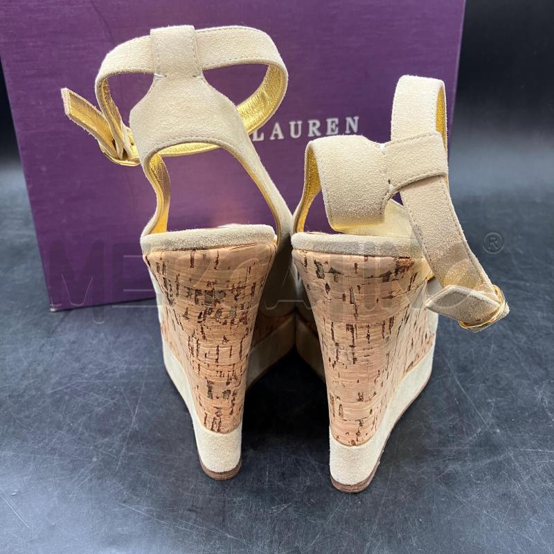 ZEPPA RALPH LAUREN SCATOLA BEIGE SCAMOSCIATA | Mercatino dell'Usato Roma eur 4