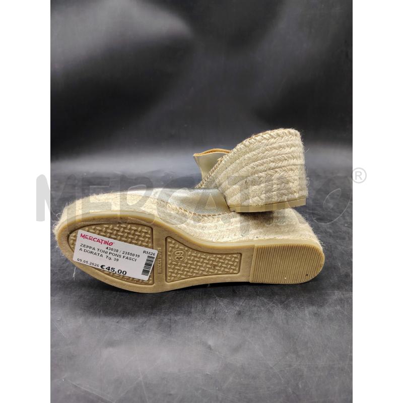 ZEPPA TONI PONS FASCIA DORATA | Mercatino dell'Usato Roma eur 3