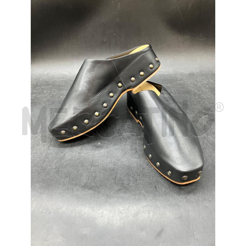 ZOCCOLI CLERGERIE NERO BORCHIE | Mercatino dell'Usato Roma eur 1