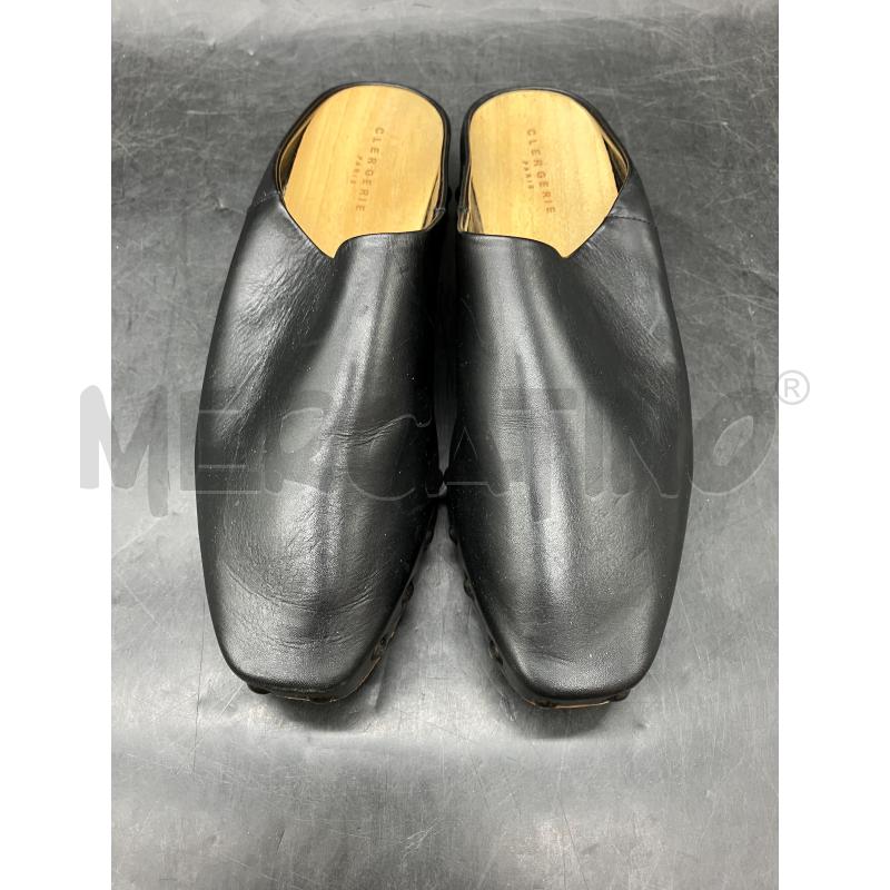 ZOCCOLI CLERGERIE NERO BORCHIE | Mercatino dell'Usato Roma eur 2