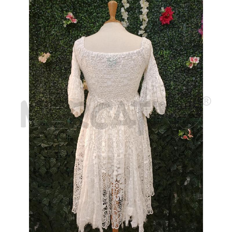 ABITO DONNA ANTICA SARTOIA BIANCO PAILLETTES | Mercatino dell'Usato Colleferro 3