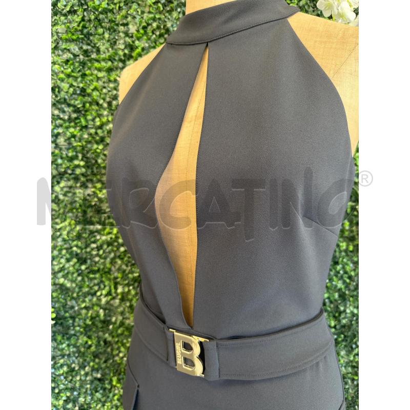 ABITO DONNA BLUGIRLS NERO SCOLLO V CINT B  | Mercatino dell'Usato Colleferro 3