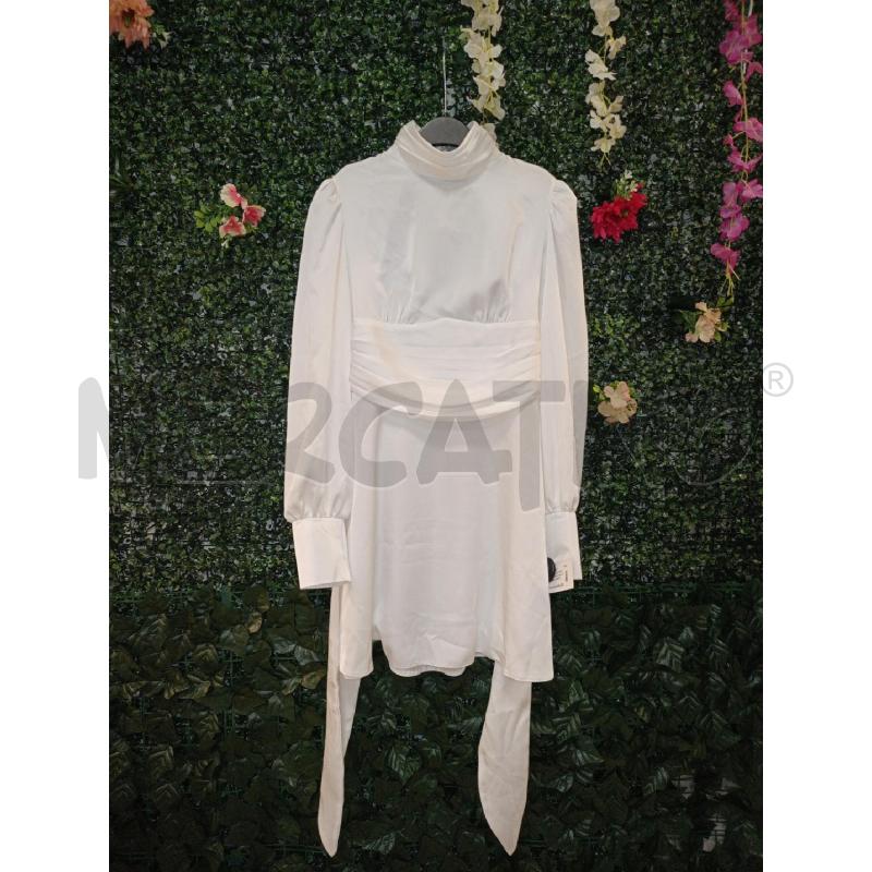 ABITO DONNA ESTILO DIANI BIANCO NUOVO RASO | Mercatino dell'Usato Colleferro 1