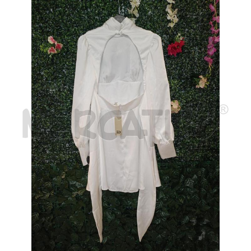 ABITO DONNA ESTILO DIANI BIANCO NUOVO RASO | Mercatino dell'Usato Colleferro 2