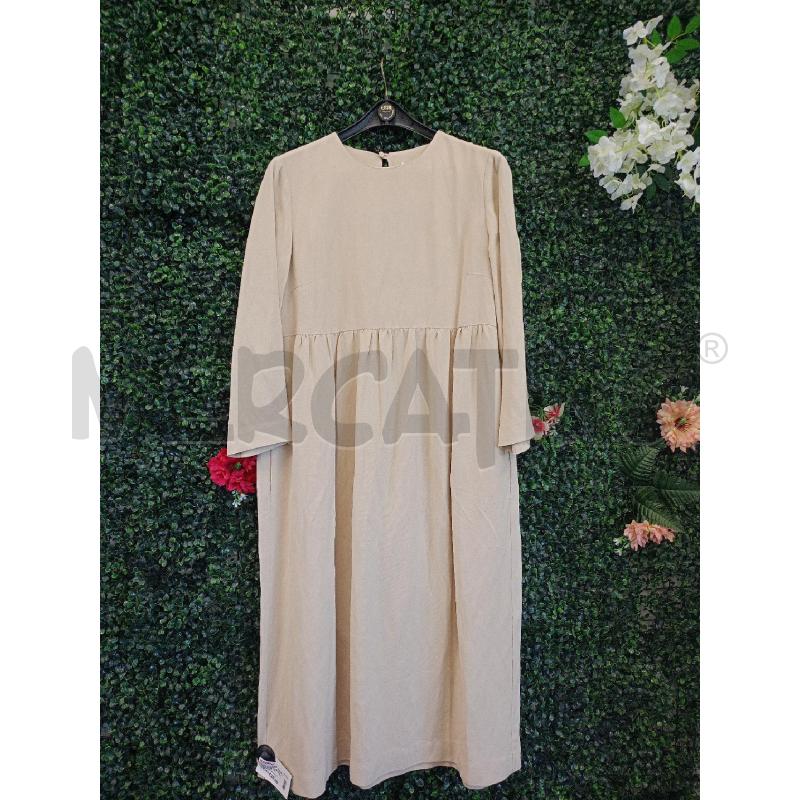 ABITO DONNA LIVIANA CONTI BEIGE LINO VISCOSA | Mercatino dell'Usato Colleferro 1