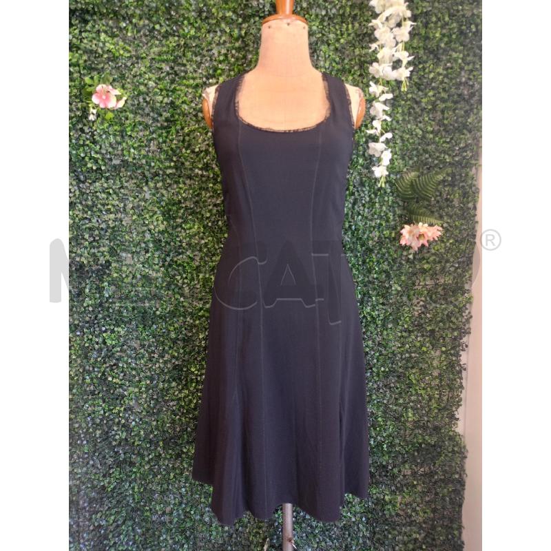 ABITO DONNA MARELLA NERO PIZZO SCOLLO | Mercatino dell'Usato Colleferro 1