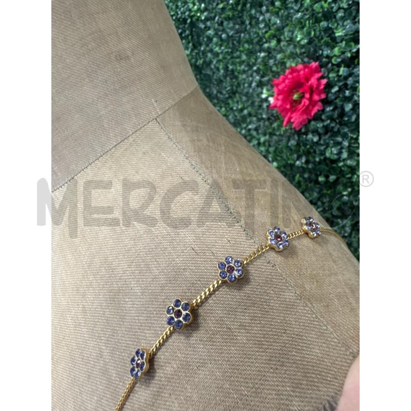 ABITO DONNA MAXMARA VIOLA FIORI VERD BRETELLINE CATENINA | Mercatino dell'Usato Colleferro 2