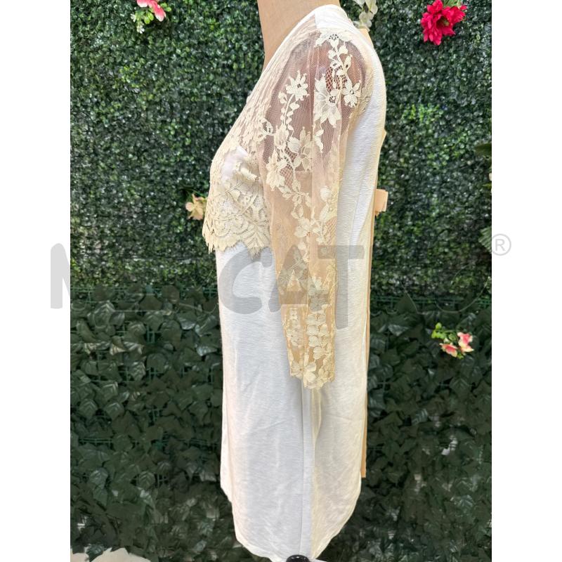 ABITO DONNA TWINSET BIA PIZZO BEIG VISCOSA | Mercatino dell'Usato Colleferro 2