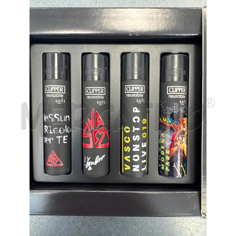 ACCENDINO DA COLLEZIONE CLIPPER 4PZ VASCO | Mercatino dell'Usato Colleferro 4