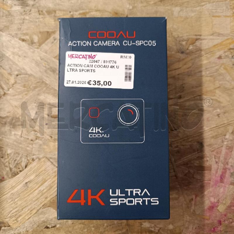 ACTION CAM COOAU 4K ULTRA SPORTS | Mercatino dell'Usato Colleferro 1