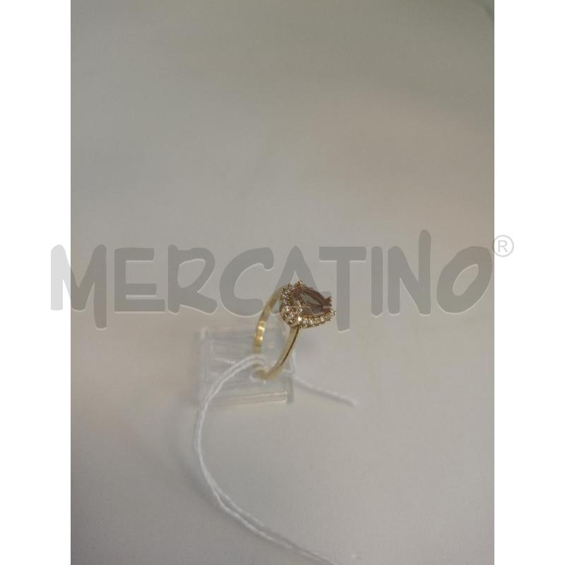 ANELLO DONNA 12.4 GOCCIA DO STRASS QUARZO CITRINO | Mercatino dell'Usato Colleferro 2