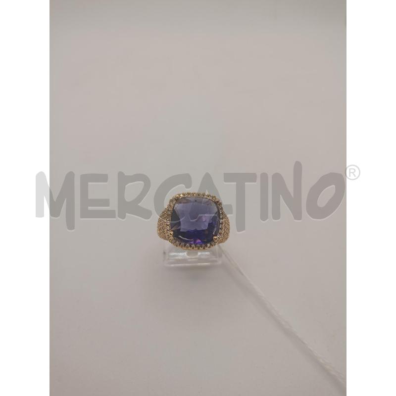 ANELLO DONNA 254P DO PIE VIOLA STRASS BIA | Mercatino dell'Usato Colleferro 1
