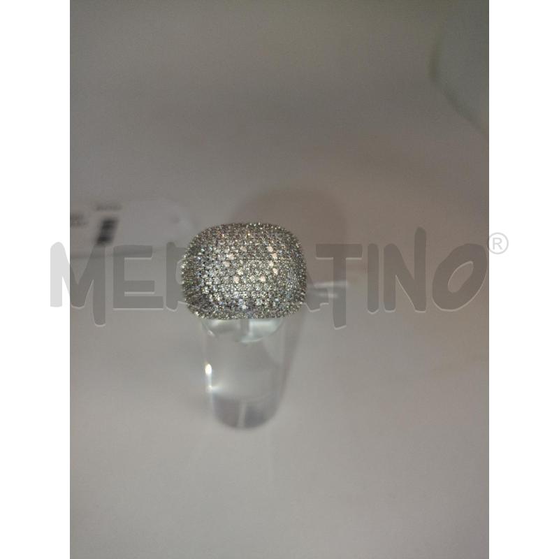 ANELLO DONNA 76A FASCIA MICRO STRASS | Mercatino dell'Usato Colleferro 1