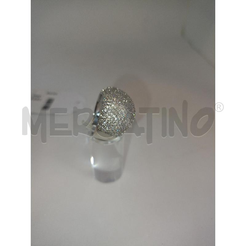 ANELLO DONNA 76A FASCIA MICRO STRASS | Mercatino dell'Usato Colleferro 2
