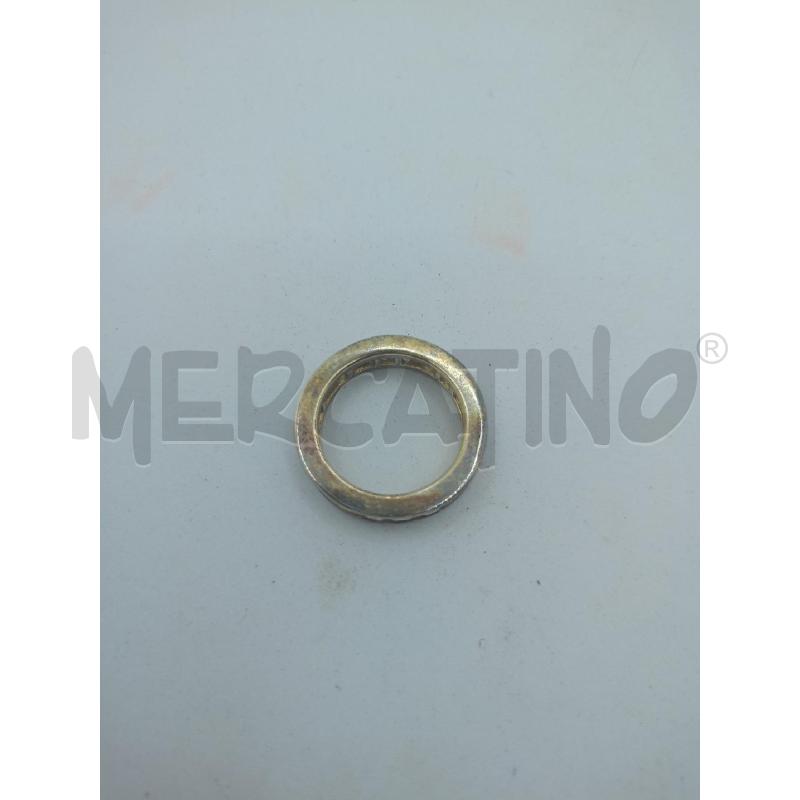ANELLO DONNA ARG925 FASCIA RIVIERA ZIRCONCIN QUADRAT  | Mercatino dell'Usato Colleferro 2