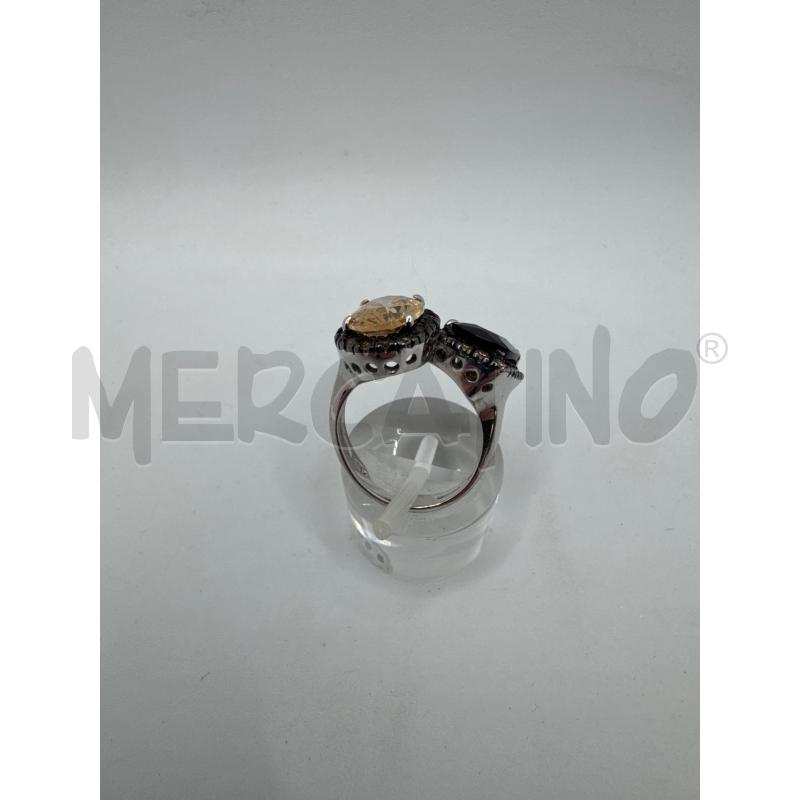 ANELLO DONNA ARG 925 2 PIETRE MARR  | Mercatino dell'Usato Colleferro 3
