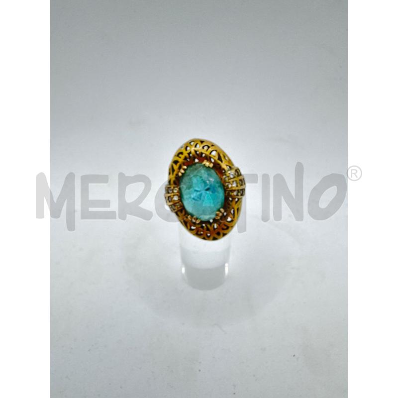 ANELLO DONNA ARG 925 LABRADORITE OVALE CON ZIRCONI | Mercatino dell'Usato Colleferro 4