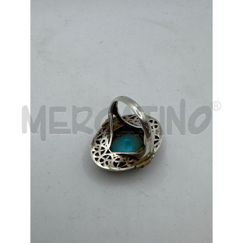 ANELLO DONNA ARG 925 LABRADORITE OVALE CON ZIRCONI | Mercatino dell'Usato Colleferro 5