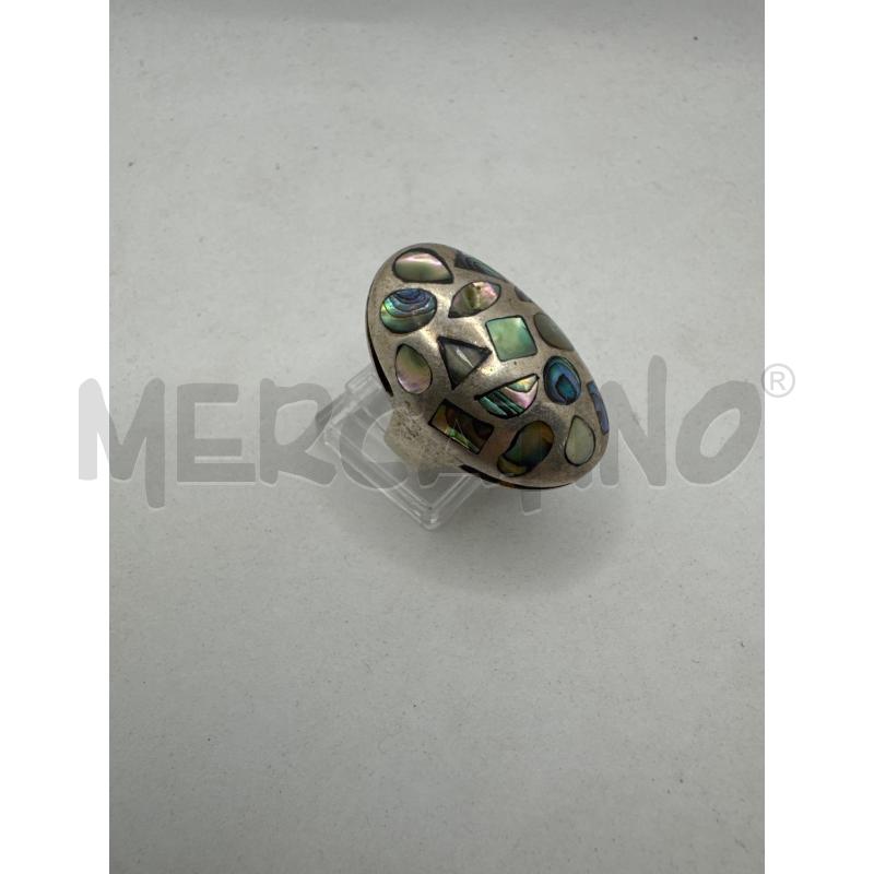 ANELLO DONNA ARG 925 OVALE CON MADRE PERLA  | Mercatino dell'Usato Colleferro 1