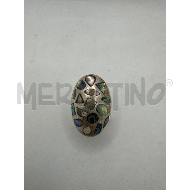 ANELLO DONNA ARG 925 OVALE CON MADRE PERLA  | Mercatino dell'Usato Colleferro 2