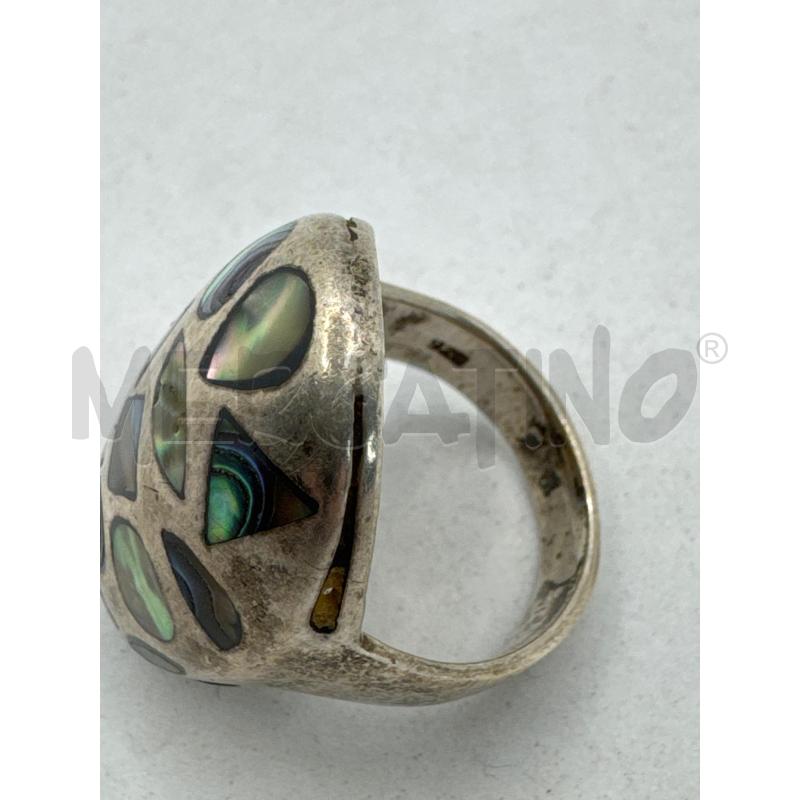 ANELLO DONNA ARG 925 OVALE CON MADRE PERLA  | Mercatino dell'Usato Colleferro 3