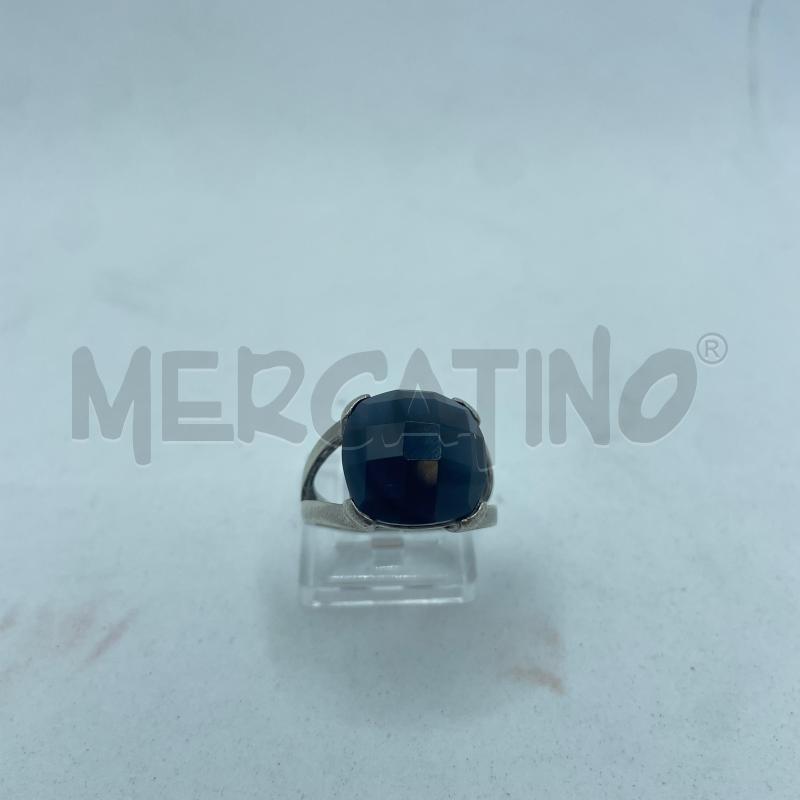ANELLO DONNA ARG 925 PIETRA SFACC BLU  | Mercatino dell'Usato Colleferro 2
