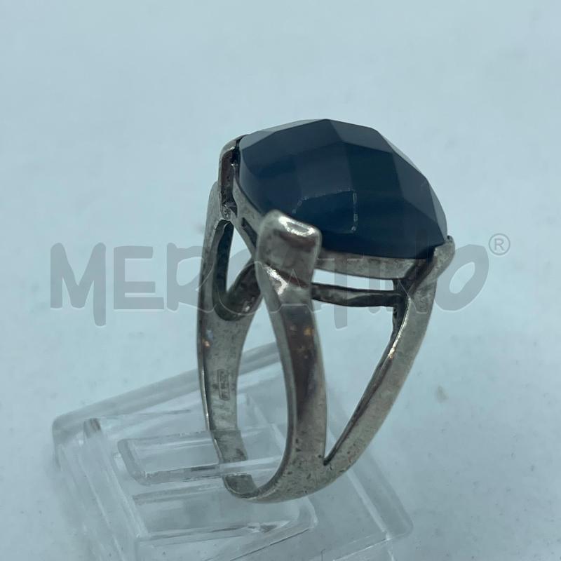 ANELLO DONNA ARG 925 PIETRA SFACC BLU  | Mercatino dell'Usato Colleferro 4