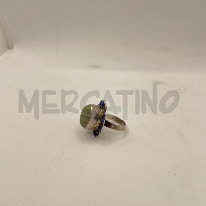 ANELLO DONNA ARG 925 PIETRA VE LAPIS DIFF | Mercatino dell'Usato Colleferro 2