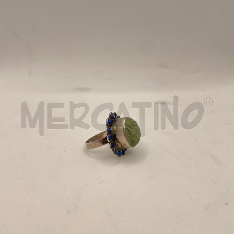 ANELLO DONNA ARG 925 PIETRA VE LAPIS DIFF | Mercatino dell'Usato Colleferro 3