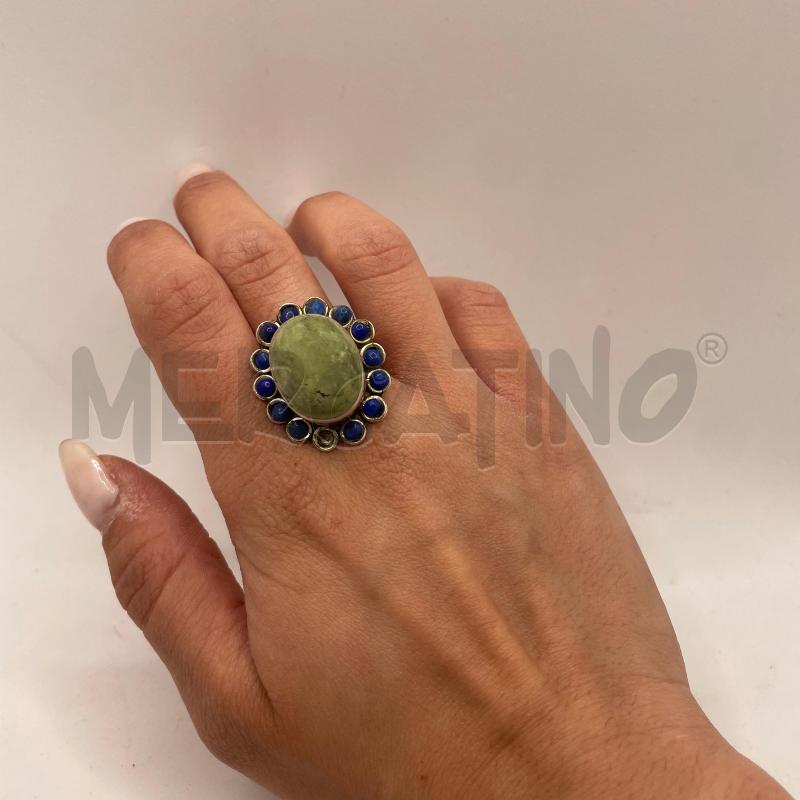 ANELLO DONNA ARG 925 PIETRA VE LAPIS DIFF | Mercatino dell'Usato Colleferro 4