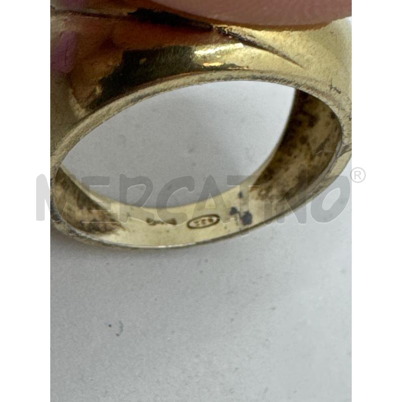 ANELLO DONNA ARG 925 PIE COLORATE DORATO | Mercatino dell'Usato Colleferro 4