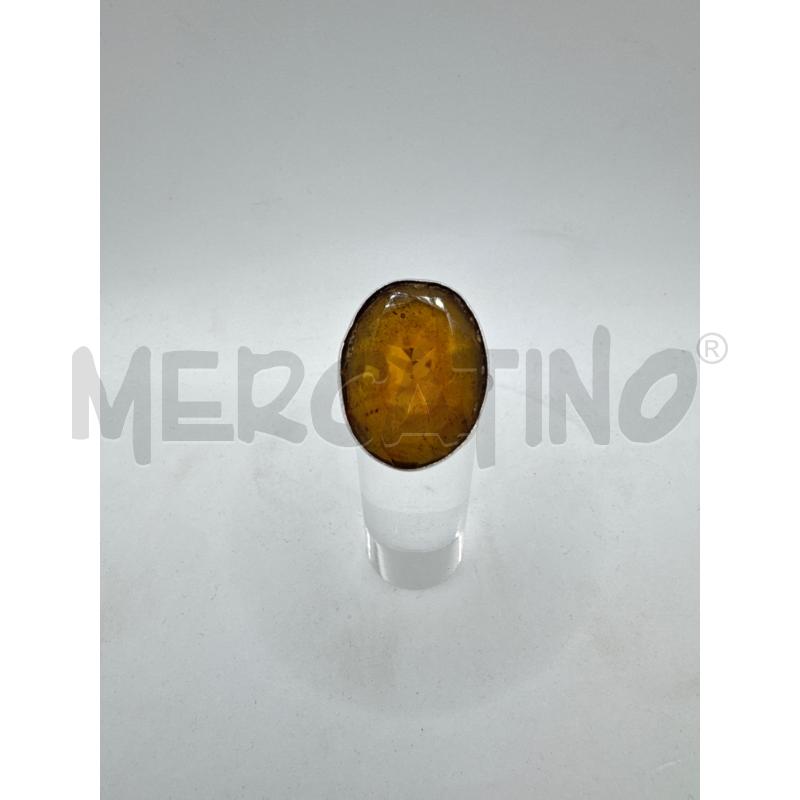ANELLO DONNA ARG 925 QUARZO MIELE  | Mercatino dell'Usato Colleferro 2